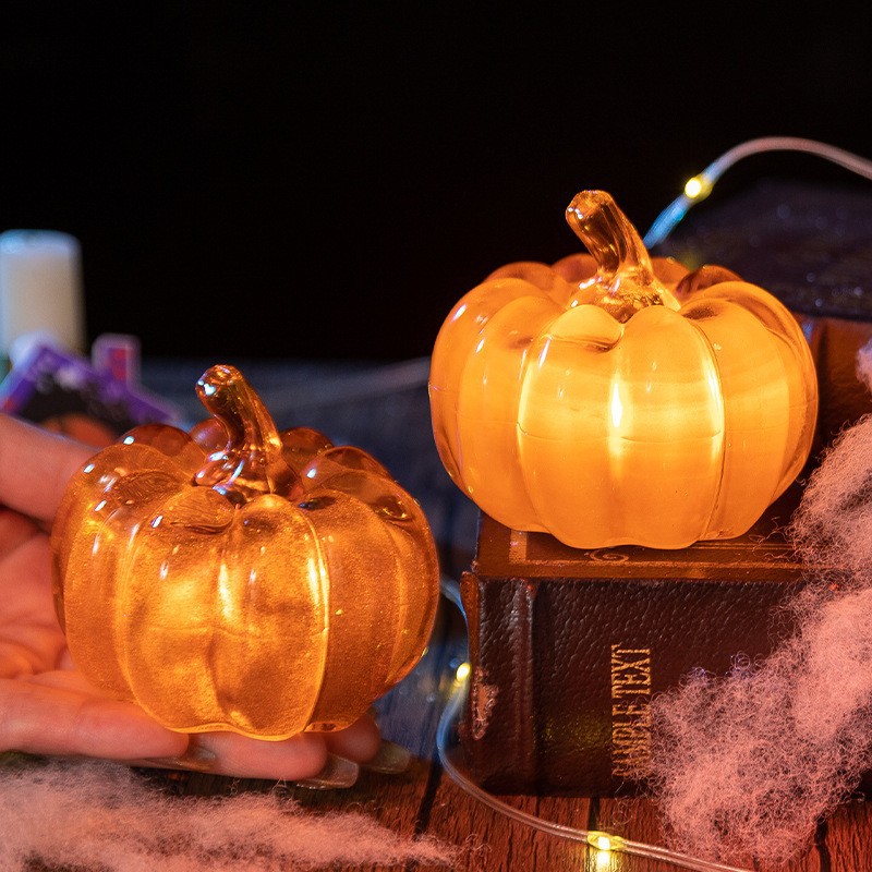 Halloween Pumpkin Decor Led - Świecąca lampionowa dynia LED na Halloween,