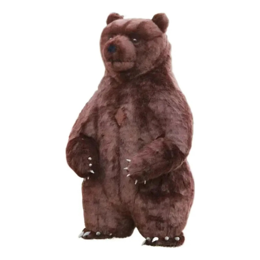 Halloween Costume Adult - Nadmuchiwany kostium maskotki w kształcie brązowego