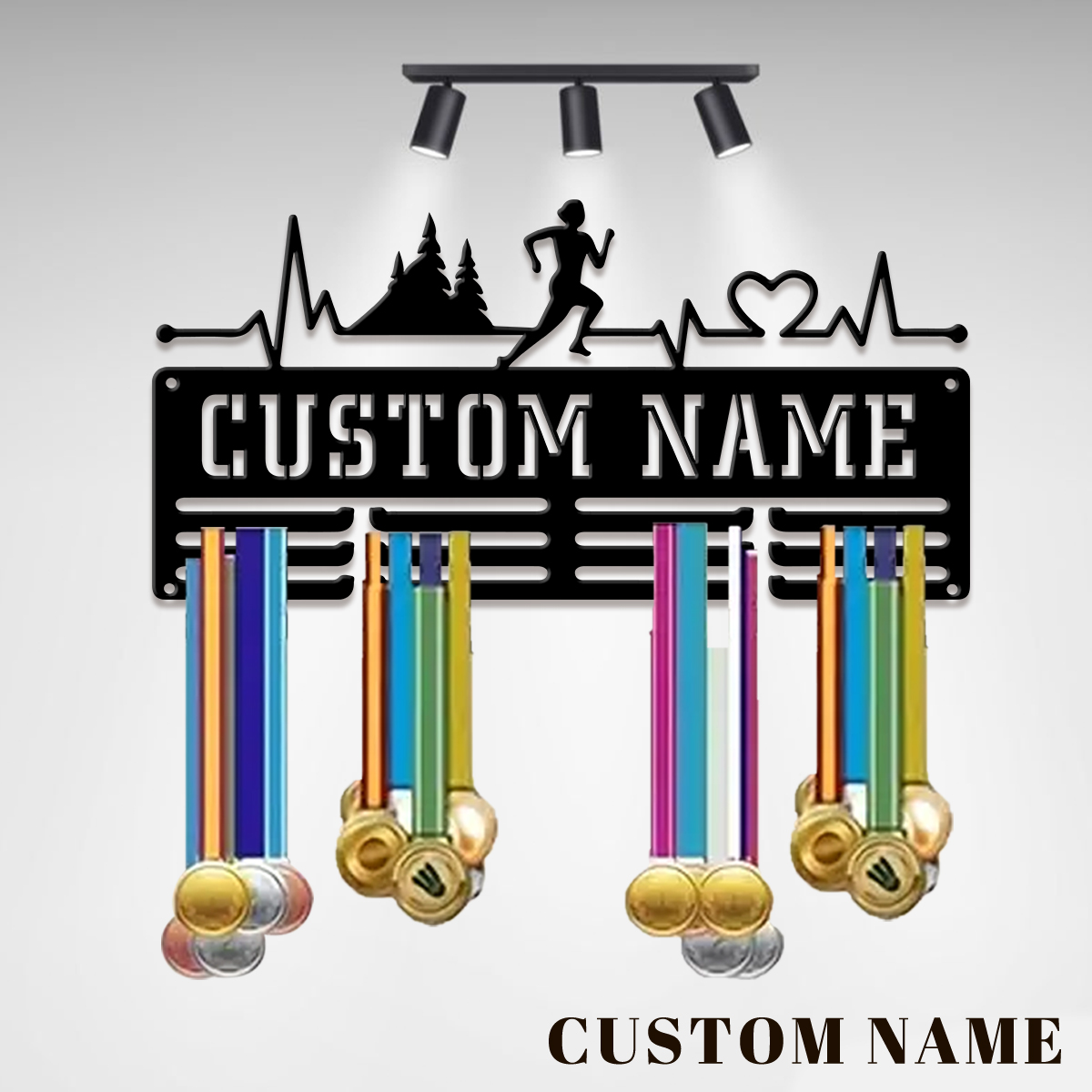 Halloween Party Supplies - Stojak na medale sportowe z metalu,