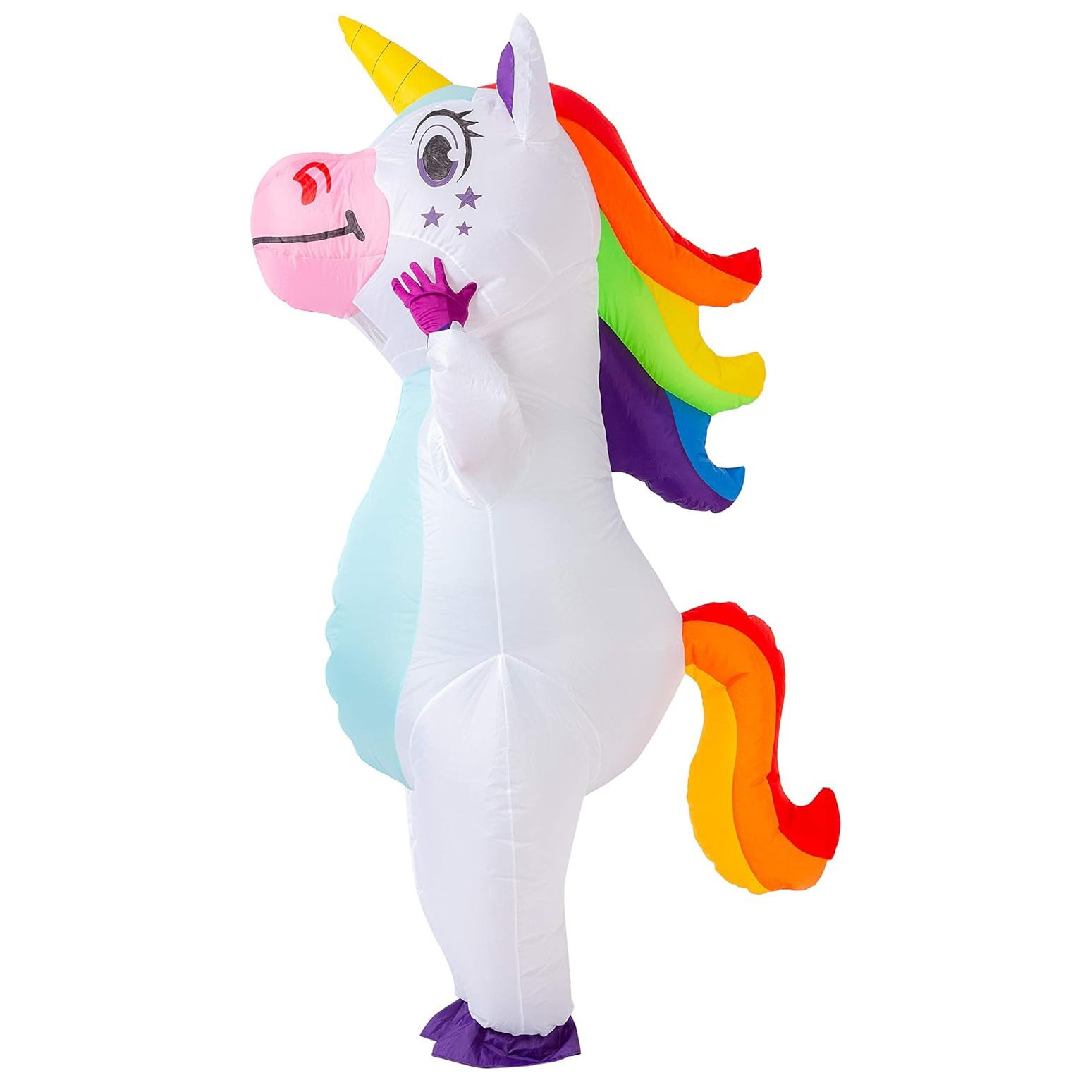Halloween Costume Adult - Nadmuchiwany kostium jednorożca dla dorosłych, idealny