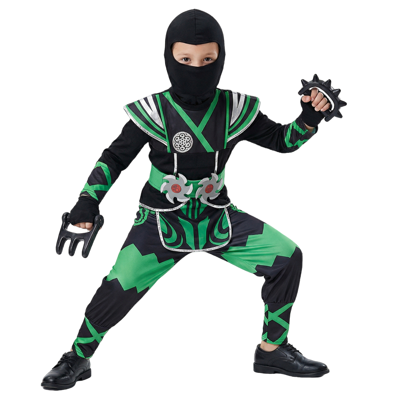 Halloween Costume Kids - Kostium Zielonego Ninja dla Dzieci z