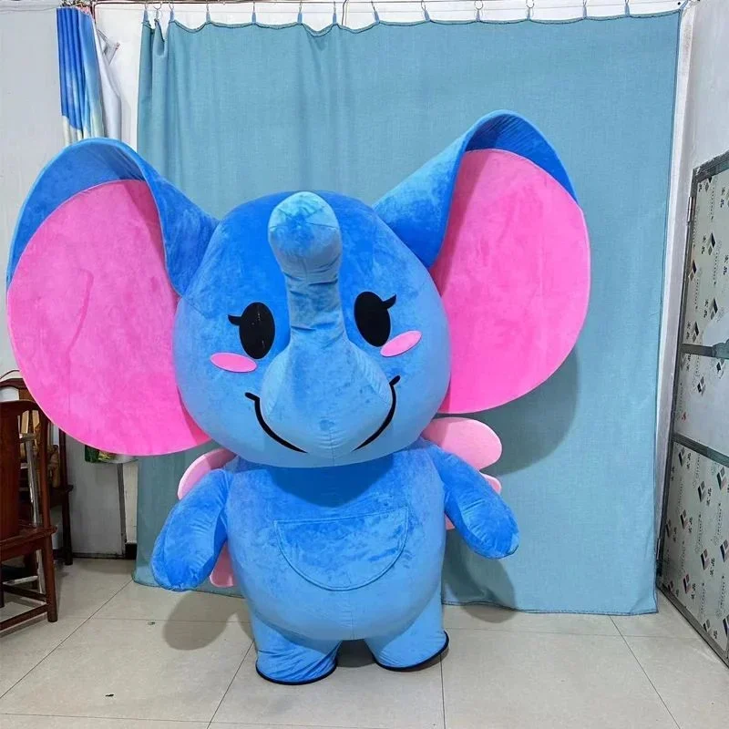 Halloween Costume Adult - Nadmuchiwany kostium maskotki Dumbo, wielkiego słonia,