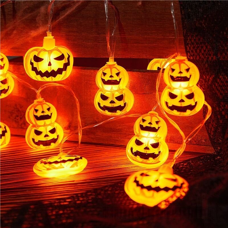 Lampki Halloweenowe 10/20 LED  – Halloween Led String Lights Orange recenzja i cena