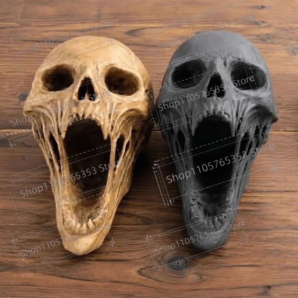 Gotycka rzeźba krzyczącej czas – Halloween Skeleton Decoration recenzja i cena