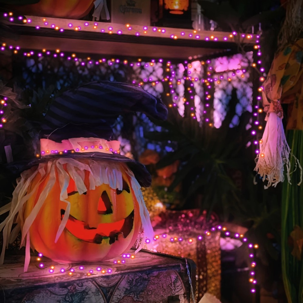 1 szt. 12M100LED Halloweenowe  – Halloween Led String Lights Orange recenzja i cena