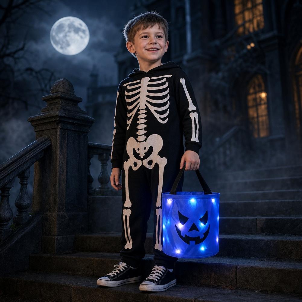 Imprezy z okazji Halloween, w  – Halloween Pumpkin Decor Led recenzja i cena