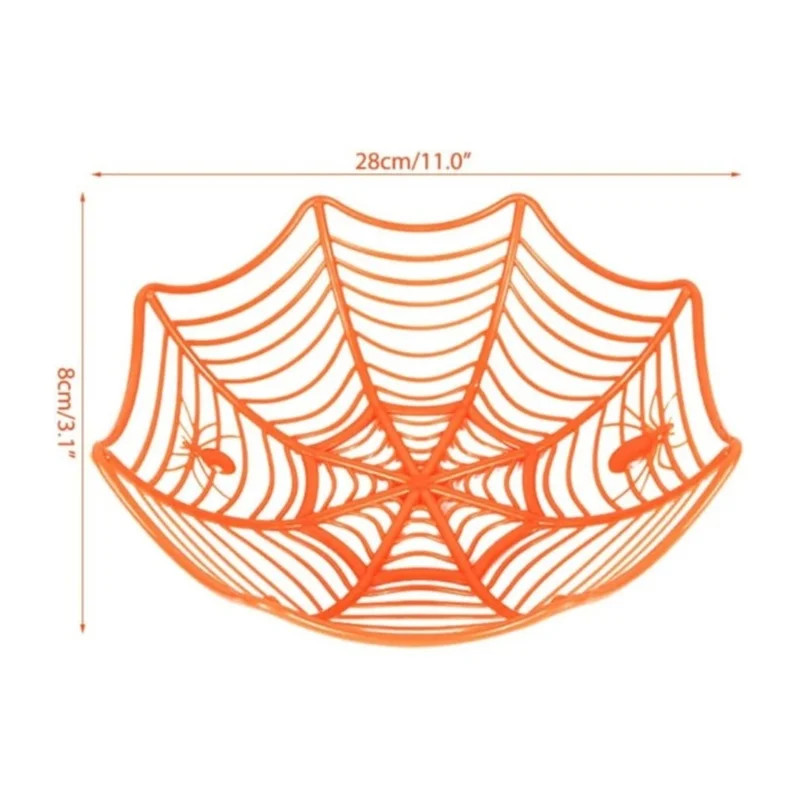 1/3 szt. Miska na słodycze na  – Spider Web Halloween Decoration recenzja i cena
