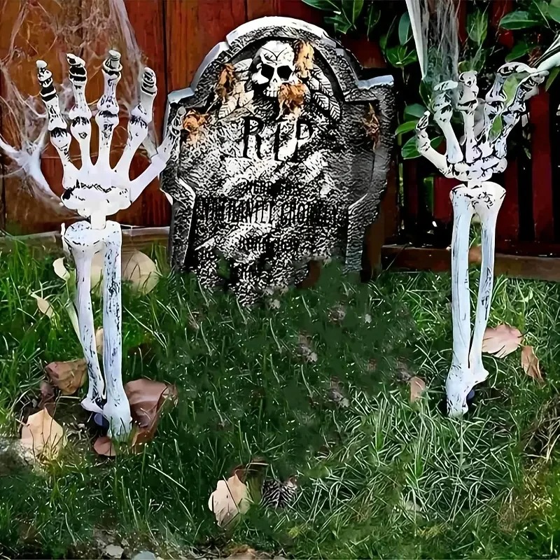 1-6 SZT. Halloweenowa Ręka Szk – Halloween Skeleton Decoration recenzja i cena