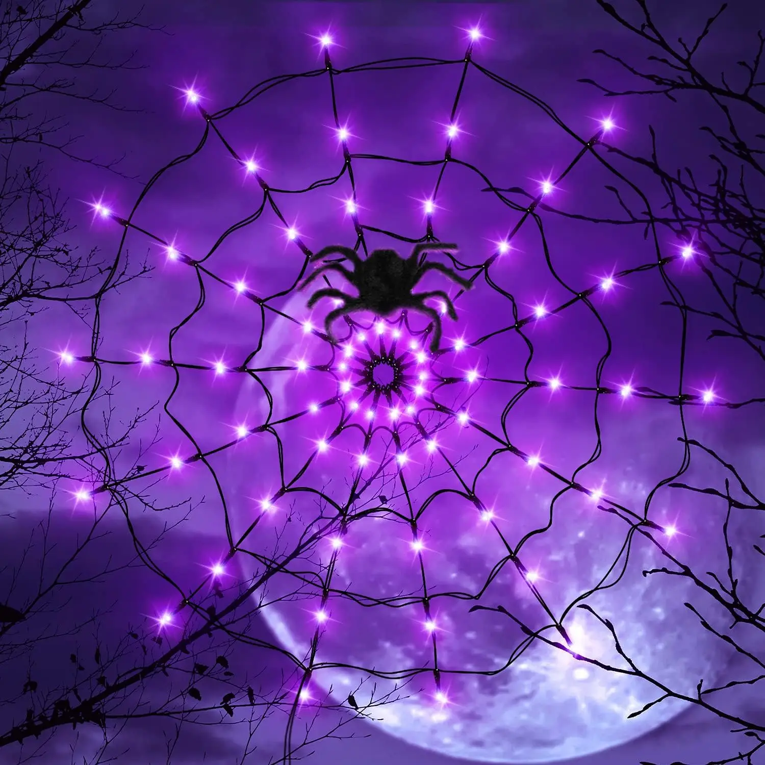 Lampki LED na Halloween, pajęc – Halloween Skeleton Decoration recenzja i cena