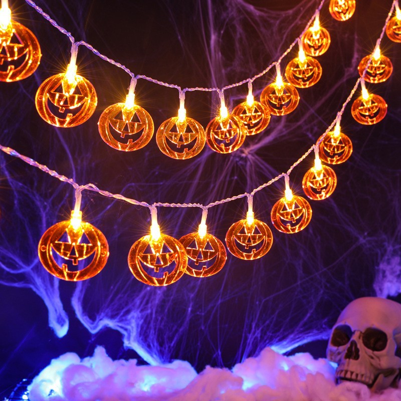 Halloweenowe lampki sznurkowe  – Halloween Led String Lights Orange recenzja i cena