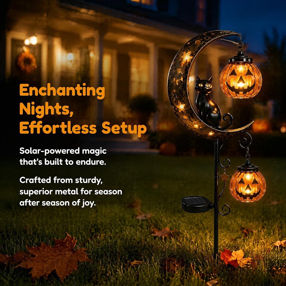 Solarna lampka ogrodowa na Hal – Halloween Pumpkin Decor Led recenzja i cena