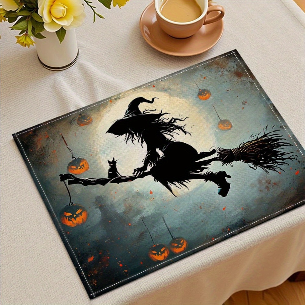 Zestaw 4 upiornych podkładek n – Pumpkin Lantern Halloween recenzja i cena