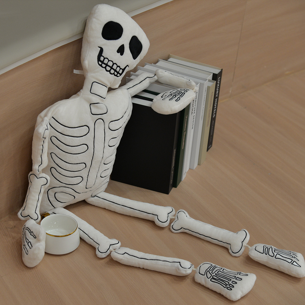 Pluszowa lalka szkielet na Hal – Halloween Skeleton Decoration recenzja i cena