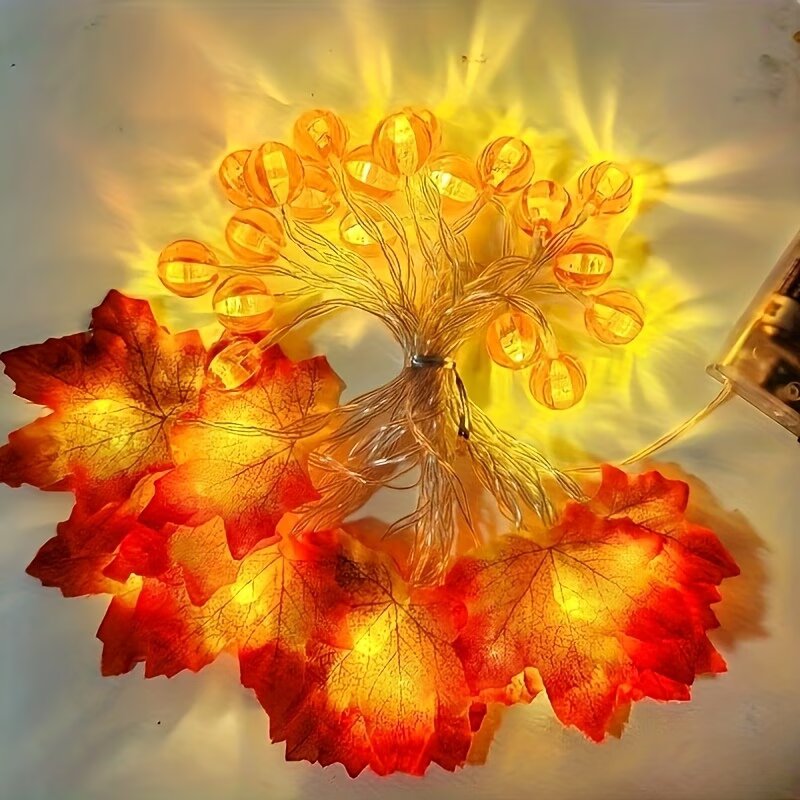 Lampki sznurkowe na baterie z  – Halloween Led String Lights Orange recenzja i cena
