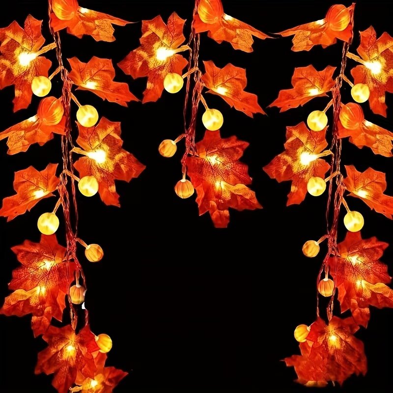 Lampki sznurkowe na baterie z  – Halloween Led String Lights Orange recenzja i cena