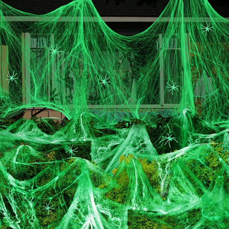 1-5 Zestawów Halloweenowe Świe – Spider Web Halloween Decoration recenzja i cena