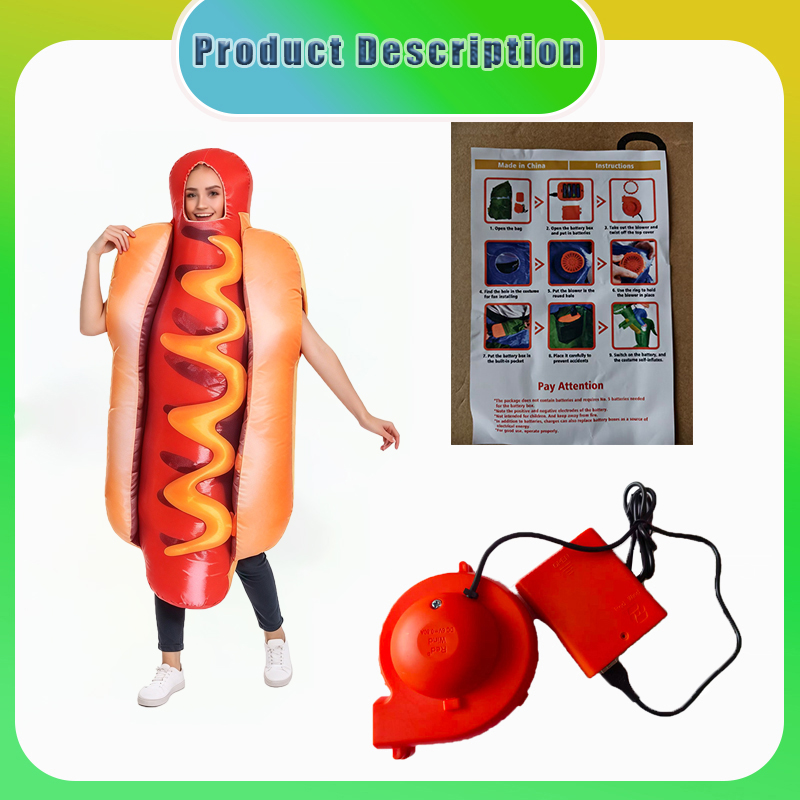 Kostium Hot Dog dla dorosłych, – Halloween Costume Adult recenzja i cena